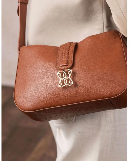 Lakeland Leather Brown Dalston Crossbody Bag