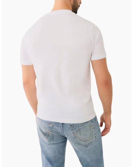 True Religion Gray 700165 T Shirts Cotton Tee for men