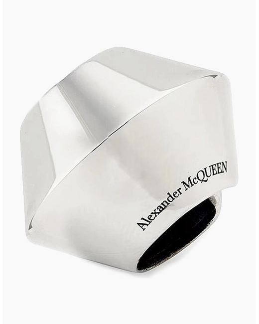 McQueen Black Ear Cuff