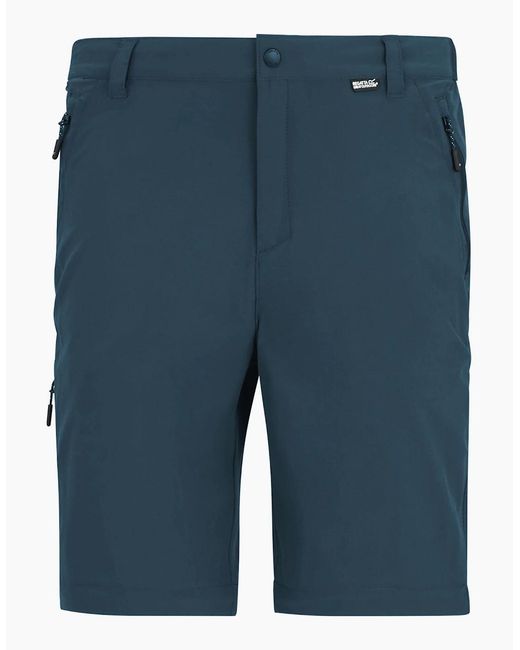 Regatta Blue Lightweight Insect Repellent Travel Cargo Trousers for men