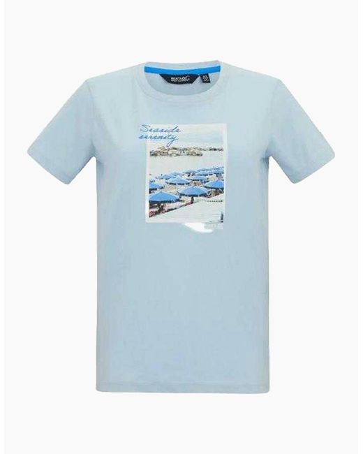 Regatta Blue Ladies Filandra Vx Scenery T-Shirt