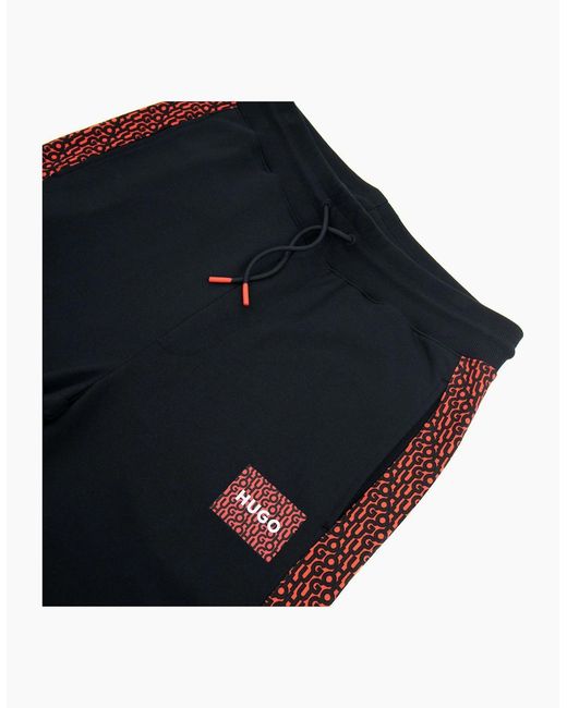 Boss Blue Hugo Dacino Side Logo Tracksuit Pants 001 for men