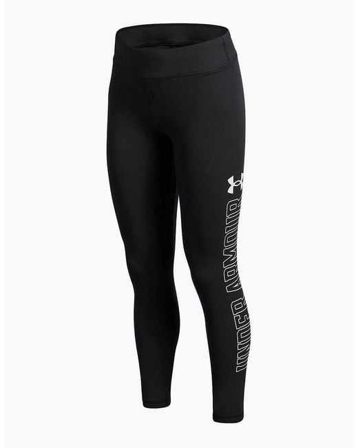 Under Armour Black Motion Logo Print Shapewear Leggings