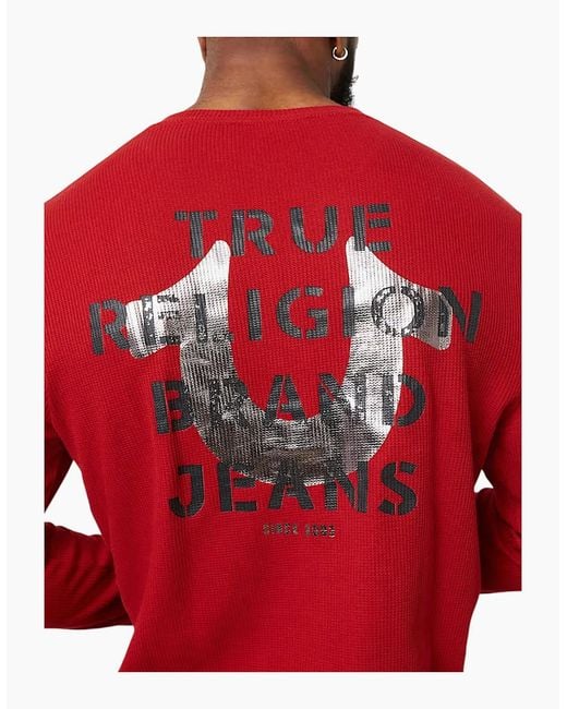 True Religion Red 700140 T Shirts for men