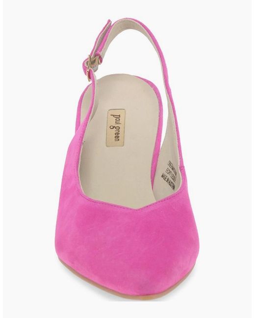 Paul Green Pink Willa Open Court Shoes