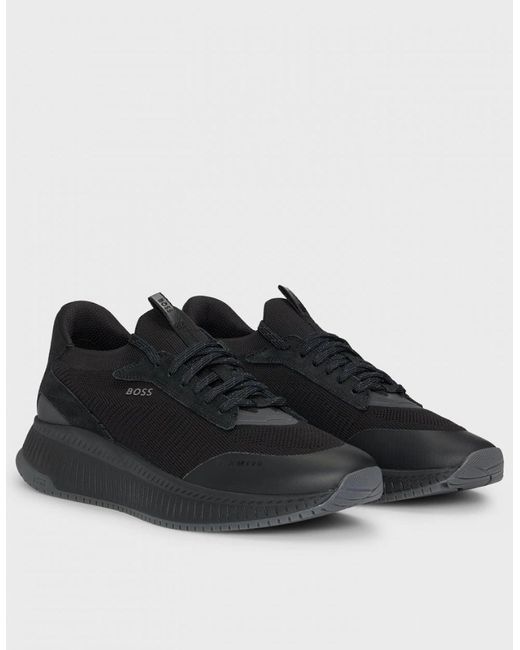 Boss Black Boss Ttnm Evo Trainers With Knitted Uppers for men