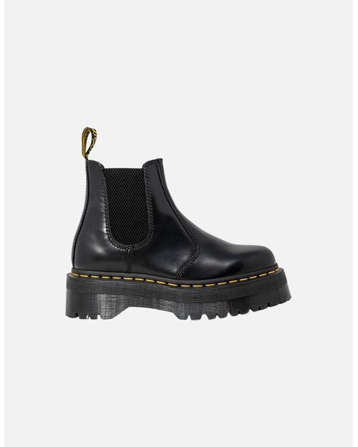 Dr. Martens Black 2976 Quad Platform Chelsea Boots