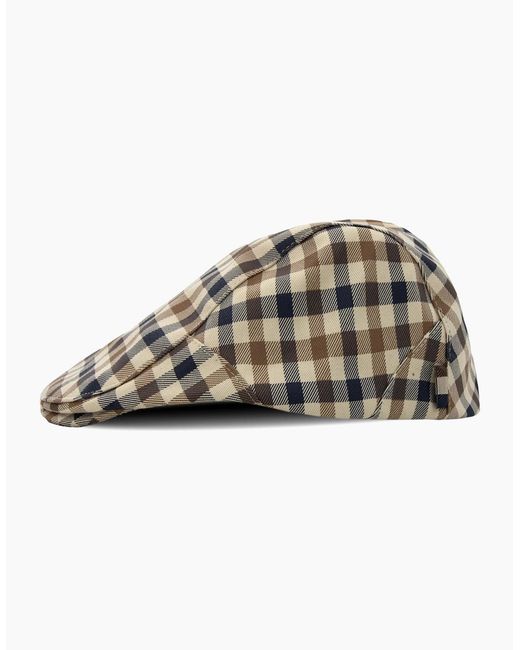 Aquascutum Multicolor Iconic Flat Cap 28 for men