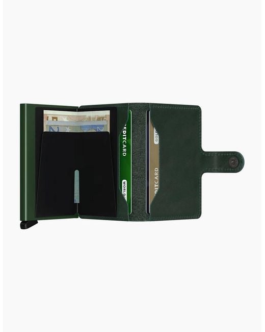 Secrid Green Mini Wallet for men