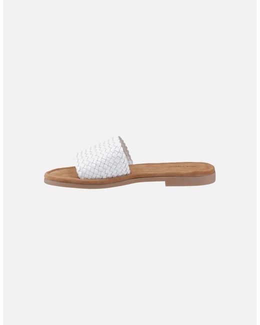 Hush Puppies White Hetty Sandals