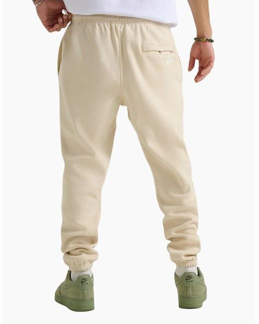 Nike Natural Joggers Club Fleece Sweatpants Casual Retro Sportswear Trousers Bottom for men