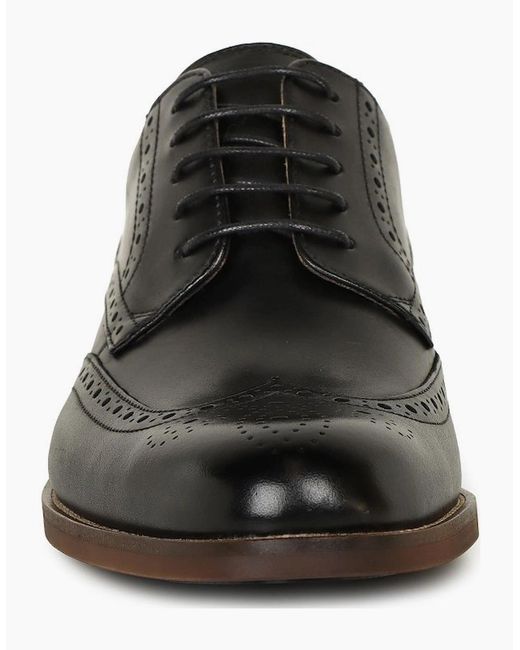 Clarks Black Craftremi Tip Formal Brogues for men