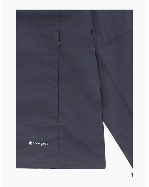 Snow Peak Blue Snow Peak Utility Parka for men