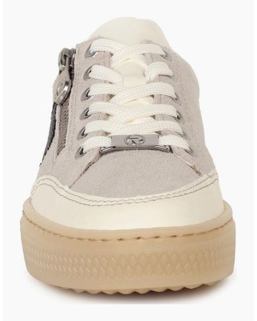 Rieker White Glory Trainers