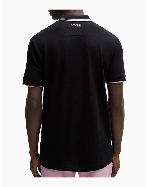 Boss Black Dark Boss Paddy Pro Piqué Polo Shirt for men