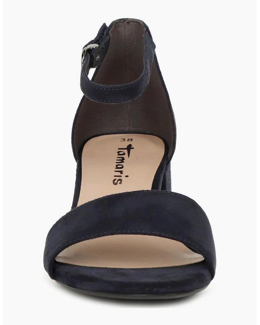 Tamaris Black Gardenia Dress Sandals