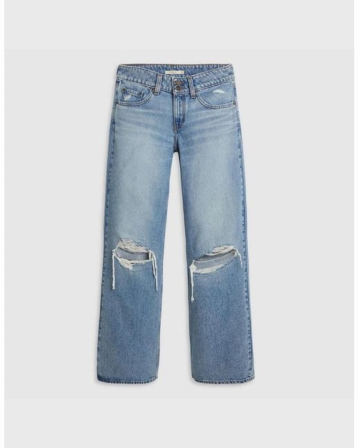 Levi's Blue Levi's Low Rise Wide Leg Jeans