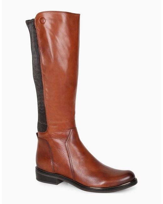 Caprice Brown Locket M Knee High Boots