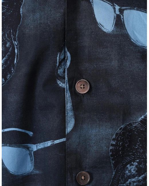 Paul Smith Blue Ss Casual Fit Shirt for men