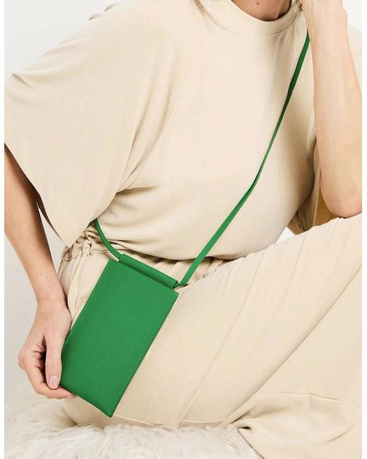 Elie Beaumont Green Phone Pouch