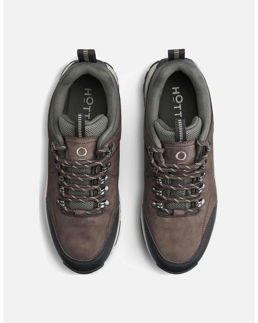 Hotter Brown Mission Wp Shoes for men