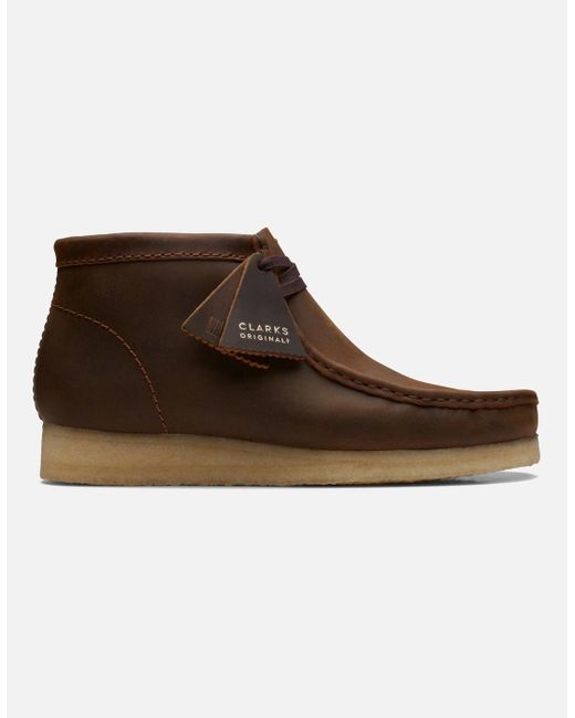Clarks Brown Originals Wallabee Boot for men