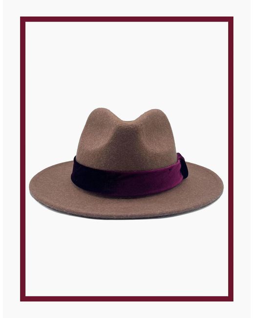 Nooki Design White Frankie Wool Fedora