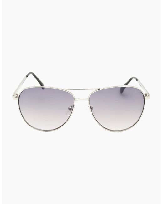 Guess Multicolor Gradient Smoke Lens Sunglasses