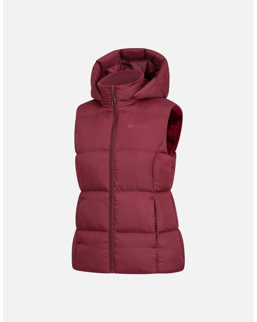 Mountain Warehouse Red Ladies Astral Ii Padded Gilet