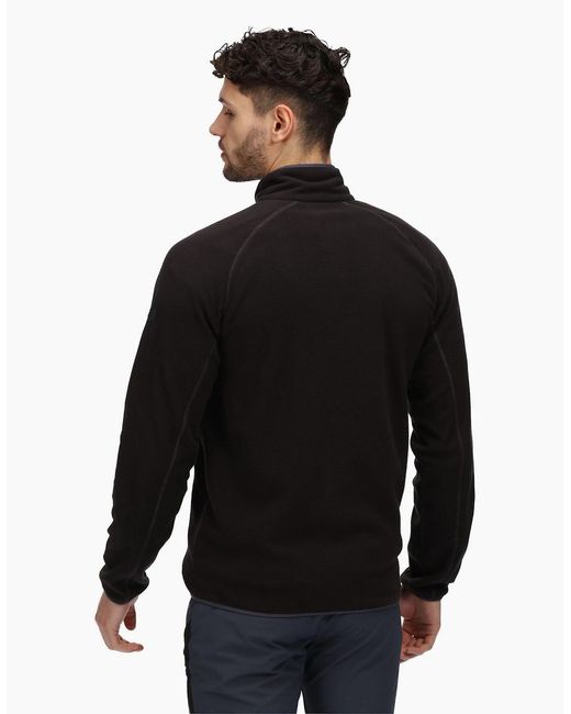 Regatta Black Hadfield Full Zip Fleece Jacket for men
