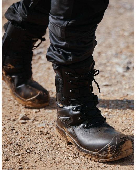 Apache Black Combat Boots