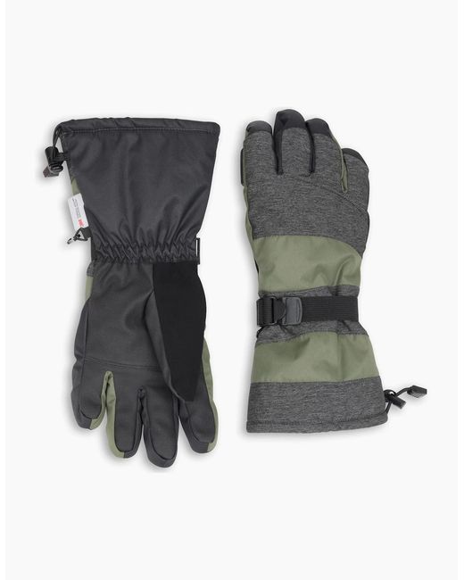 Mountain Warehouse Black Summit Extreme Ski Gloves for men