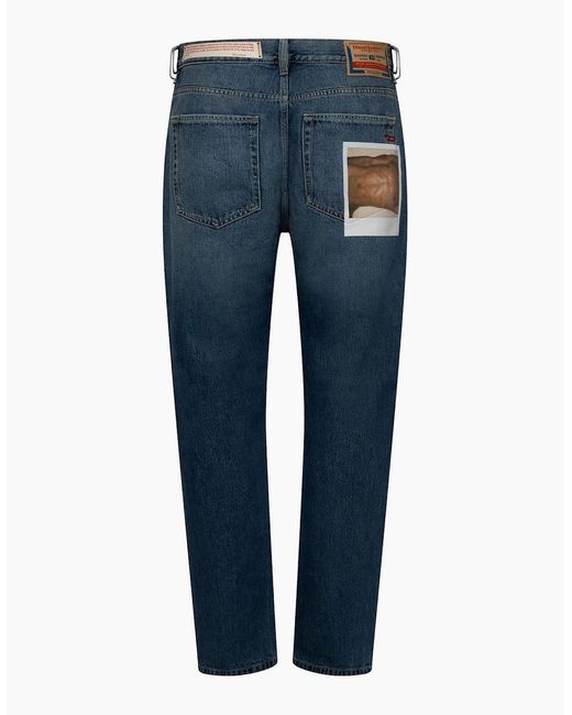 DIESEL Blue D Viker Straight Leg Jeans for men