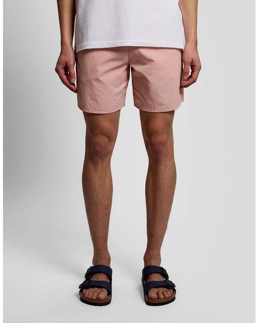 Lyle & Scott White Swim Shorts for men