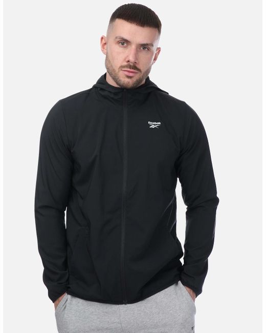 Reebok Black Training Essentials Jacket for men
