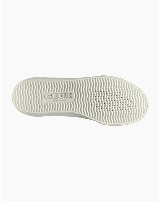 Geox White D Emmeleny Trainers