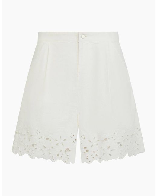 Nooki Design White Jericho Shorts