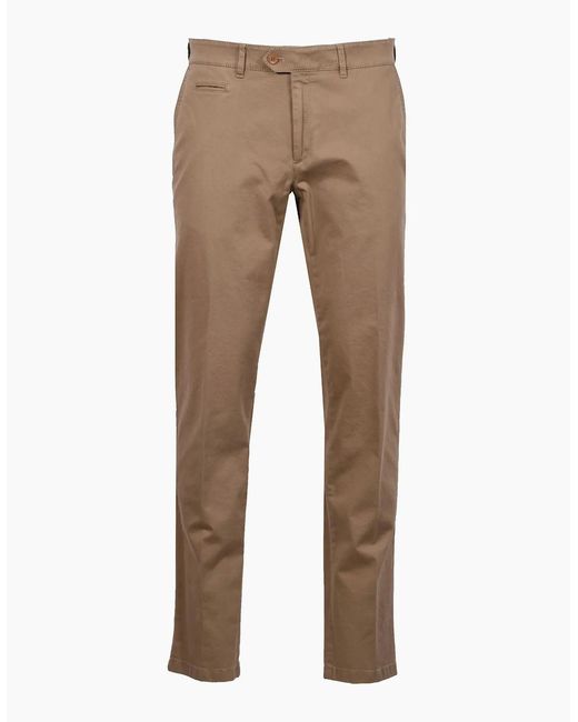 Brax Natural Everest Cotton Chino Stone for men