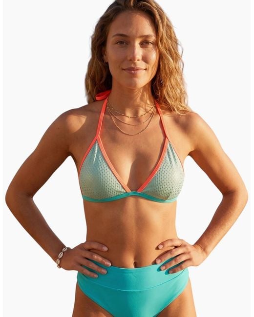 DIESEL Green 0Wacp Calypso Bikini Triangle Top