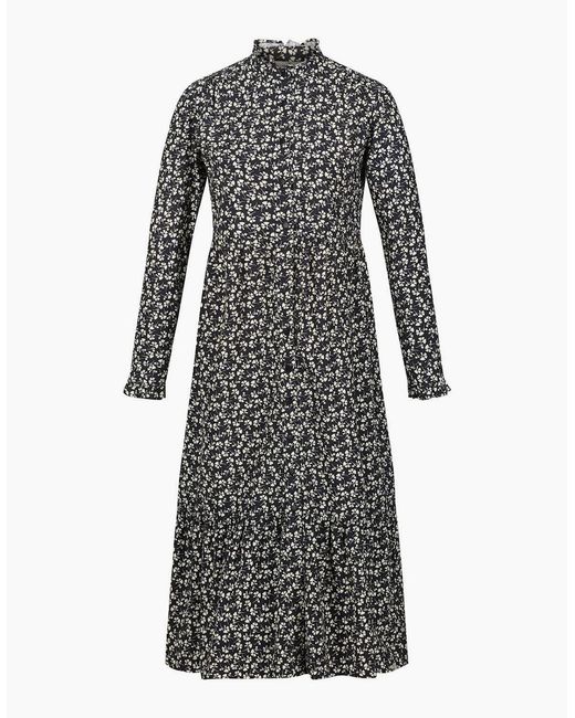 Regatta Gray Orla Mock Neck Long Sleeve Midi Dress