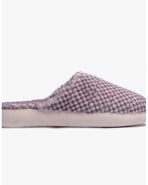 TOMS Purple Alpargata Mallow Vegan Mules