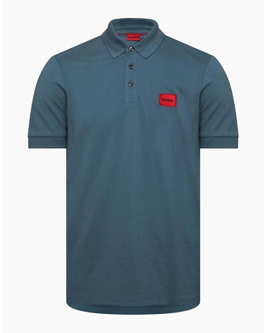 Boss Blue Short Sleeve Polo Shirt for men