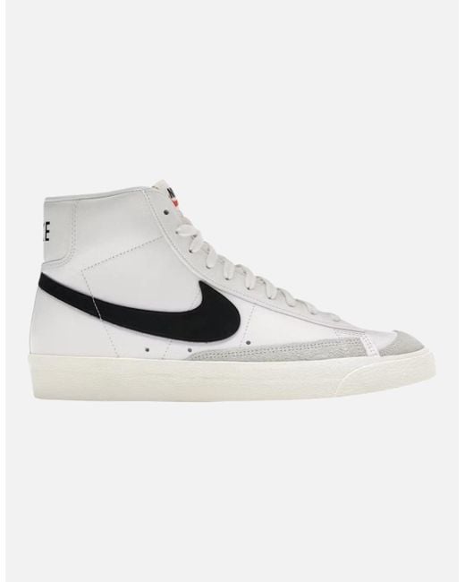 Nike Blazer White Mid 77 Vntg Logo Sneakers for men