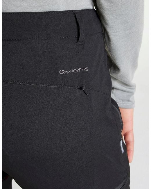 Craghoppers Black Ladies Expert Kiwi Pro Stretch Trousers