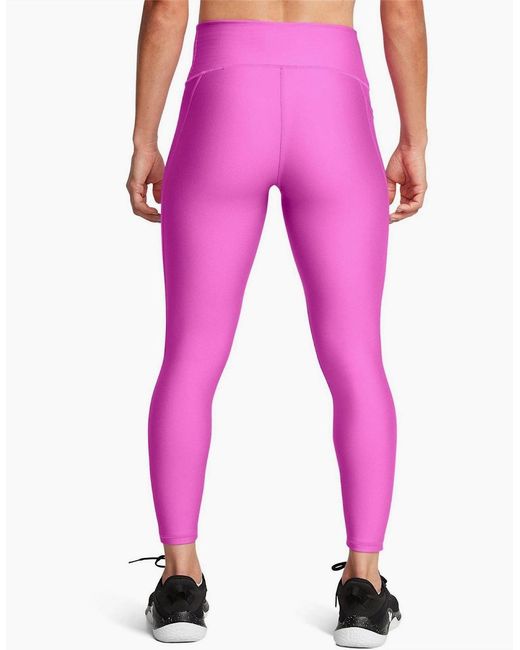 Under Armour Pink No Slip Waistband Ankle Leggings