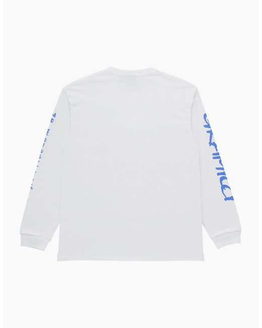 Gramicci White Freedom Long Sleeve T-Shirt for men