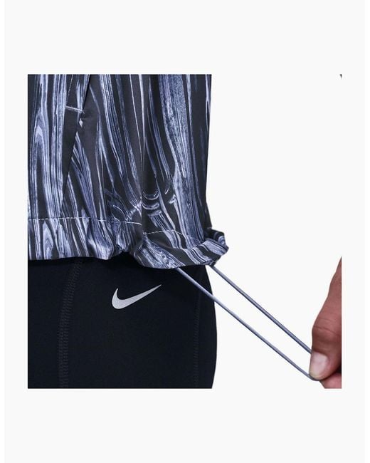 Nike Blue Swift Uv Running Jacket