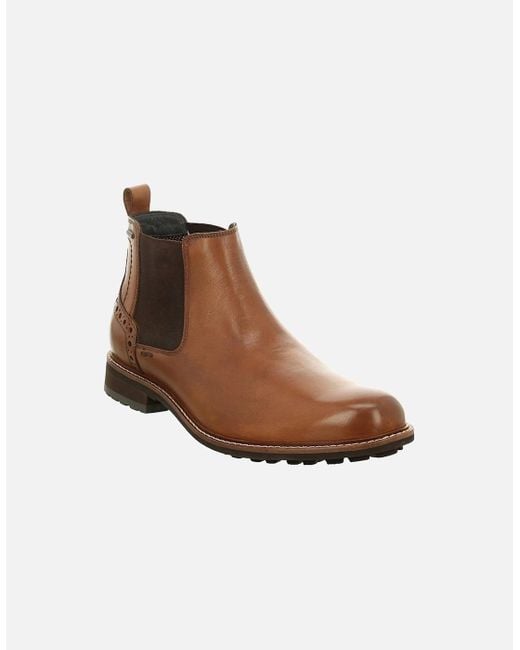Josef Seibel White Jasper 50 Chelsea Boots for men