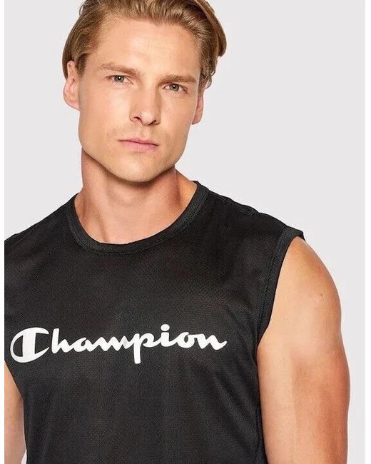Champion Black Training Vest/Tank Top for men