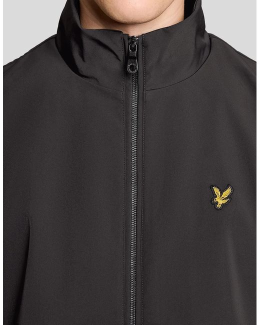 Lyle & Scott Gray Mesh-Back Softshell Jacket for men